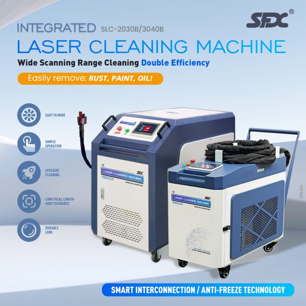 Máquina de limpieza láser de doble oscilación de 2000 W y 3000 W, máquina de eliminación de óxido láser portátil